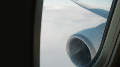 view from the window of a commercial aircraft