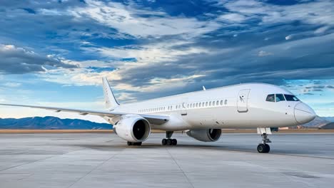 a large white airplane sitting on top of an airport tarmac