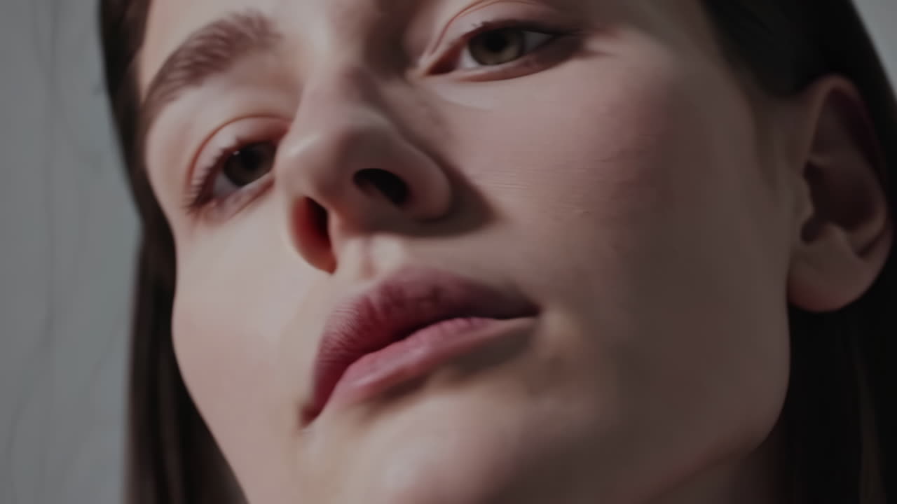 retrato en primer plano de una mujer