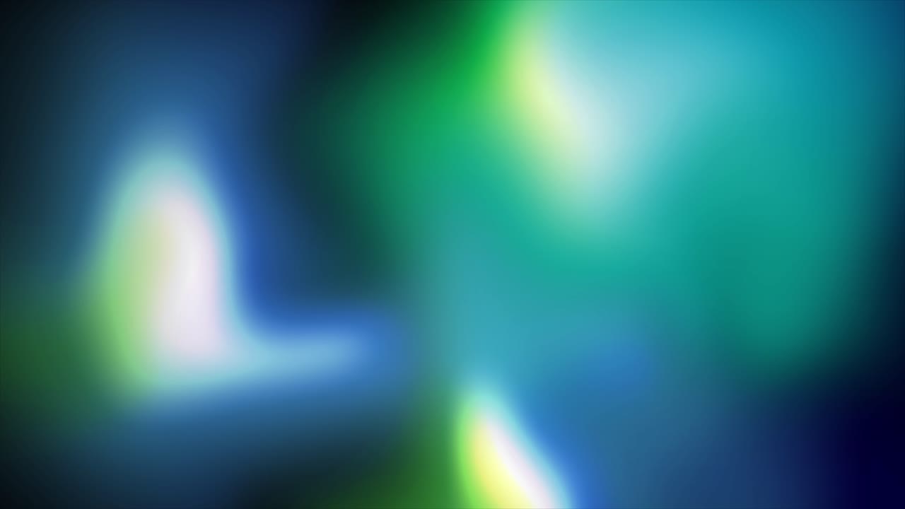 Fluid Abstract Gradient Background with Shifting Green and Blue Colors