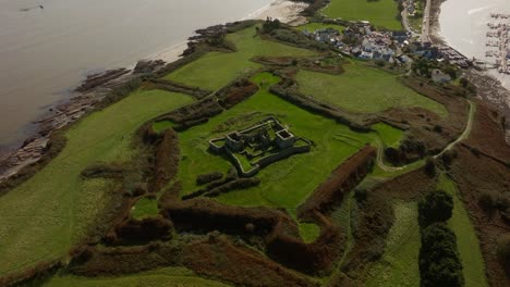 james fort aerial view drone kinsale ireland 01