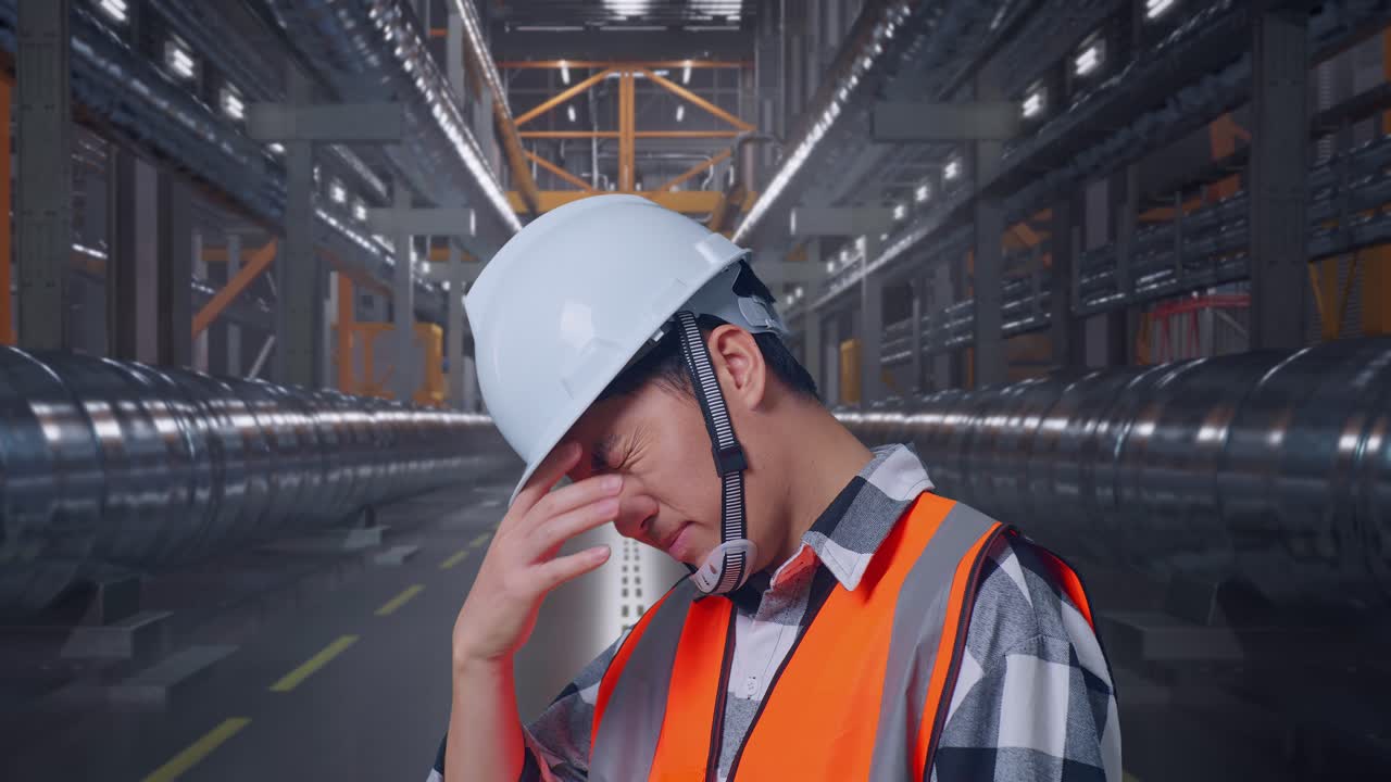 산업 환경에서 스트레스를 받는 엔지니어