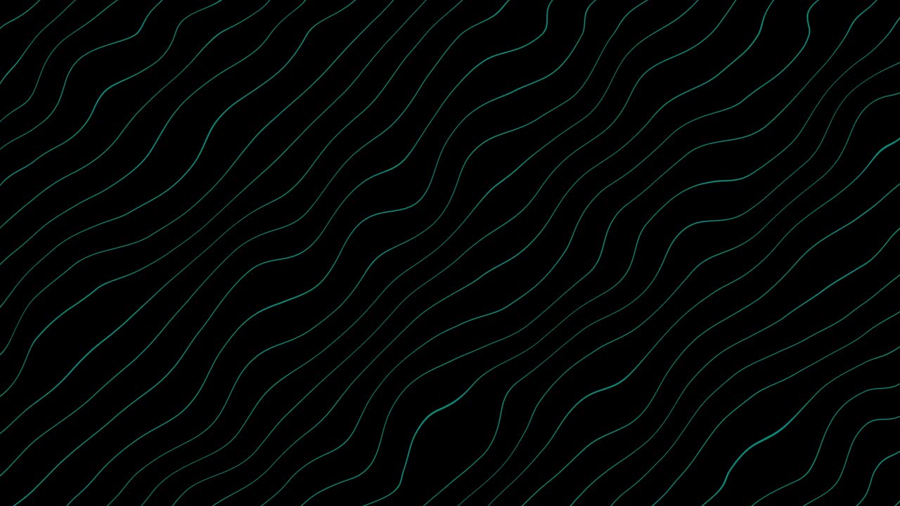 Abstract Wave Lines, Particle lines turbulence, Particle Connection Network, Wave Pattern, Pattern Prism Glitch Curve, Cyan Color