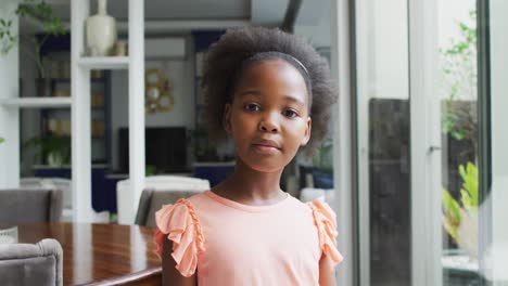 video of portrait of african american girl