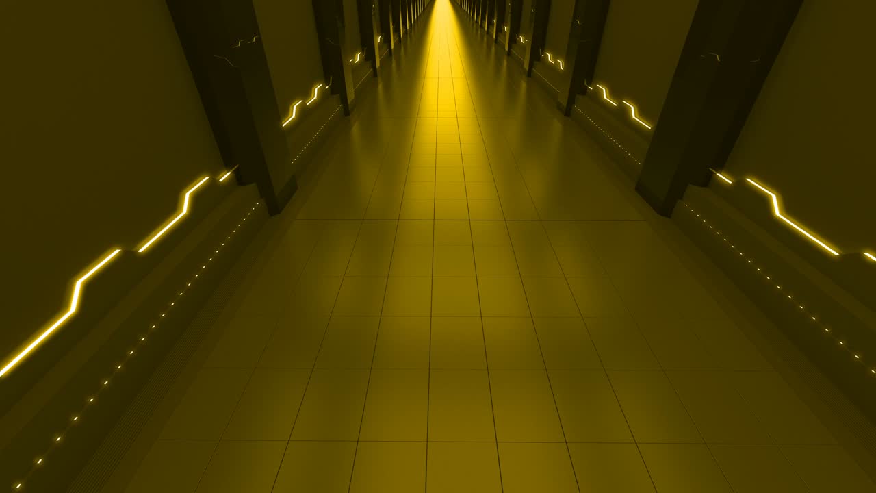 기술적인 루프 추상적인 배경 복도 터널