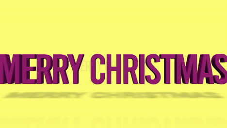 Rolling-Merry-Christmas-text-on-yellow-gradient