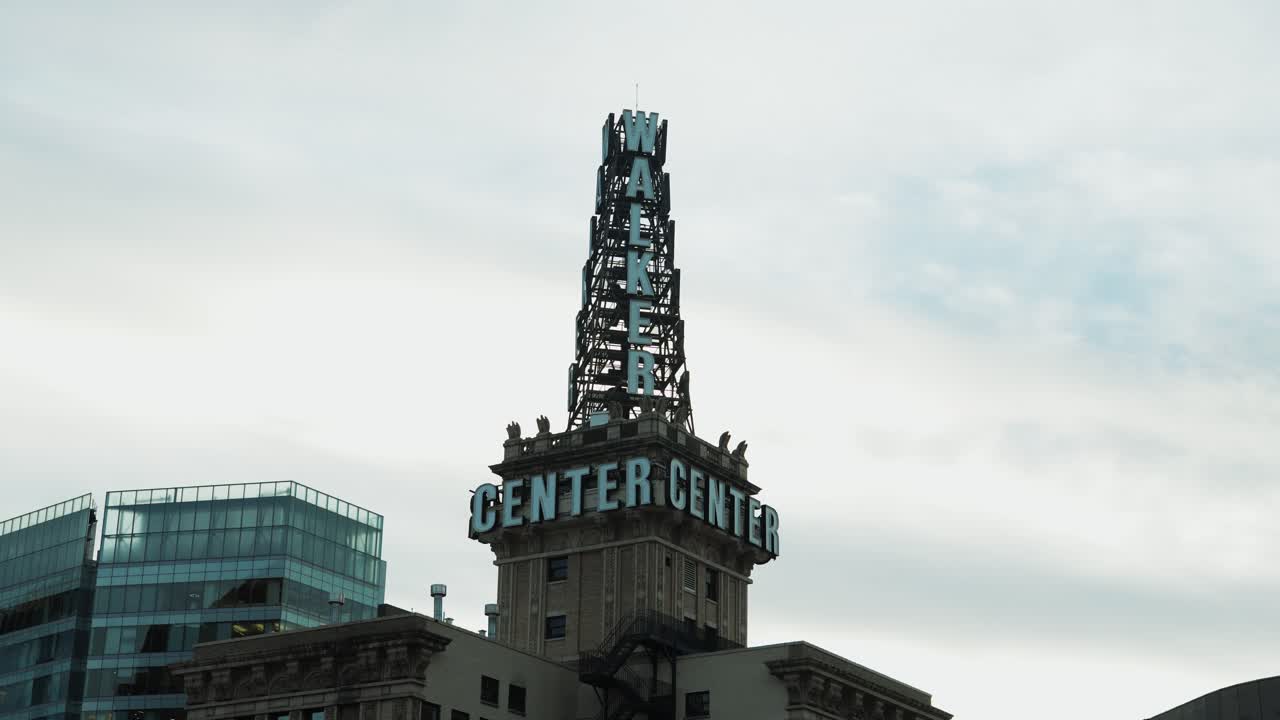 Downtown Salt Lake City Utah close up of the Walker Tower