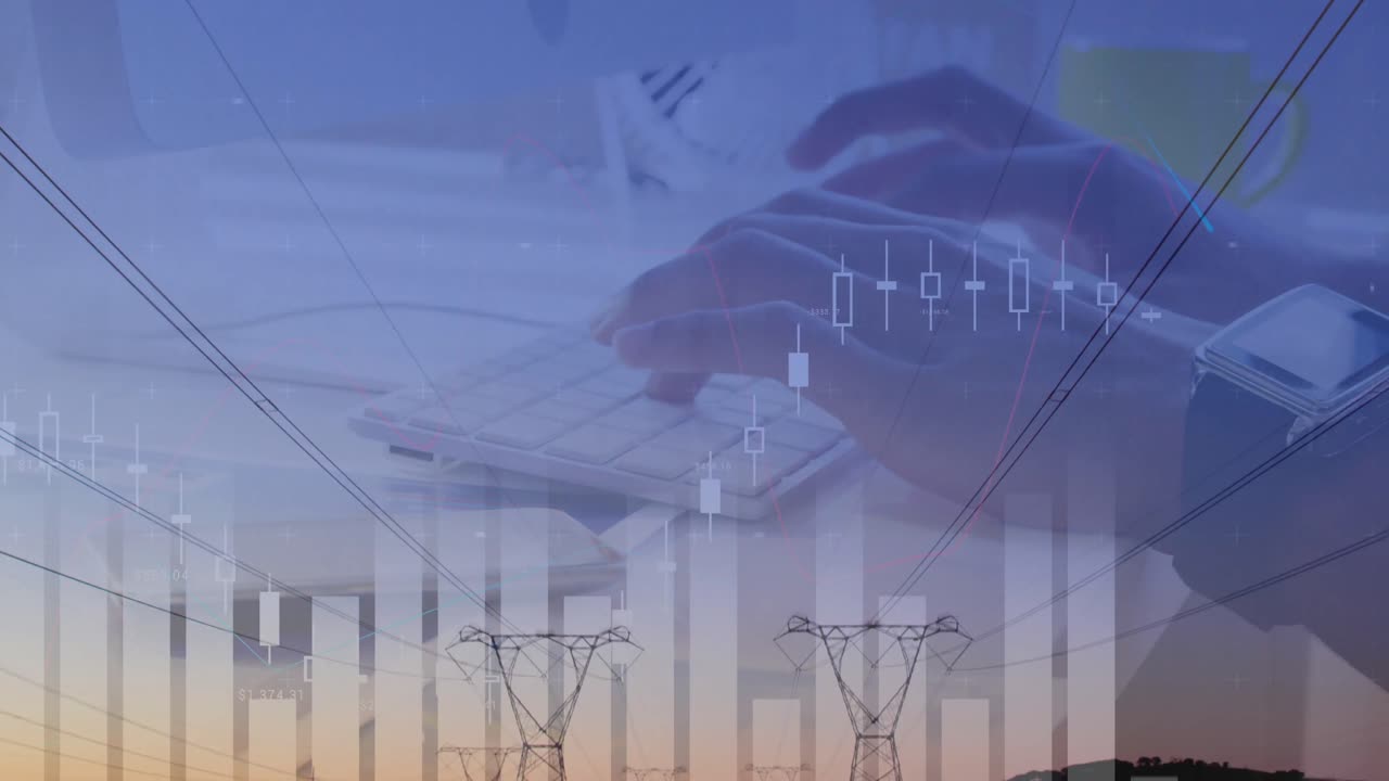 키보드 4k에 타이핑하는 손의  ⁇