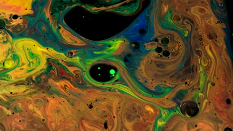 abstract colorful liquid art