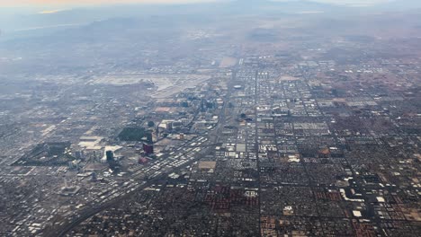 aerial view of las vegas nevada