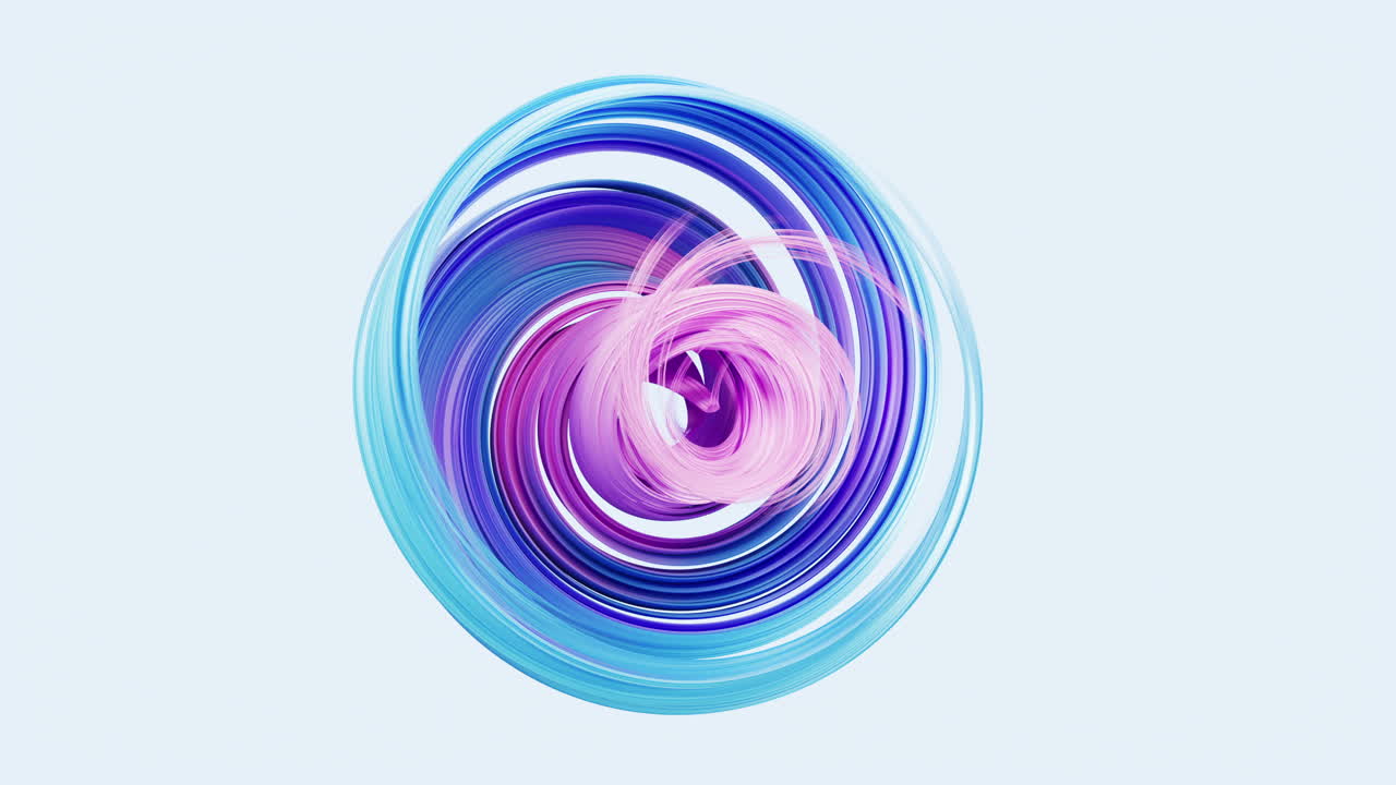 흐르는 곡선 배경, 3d 렌더링