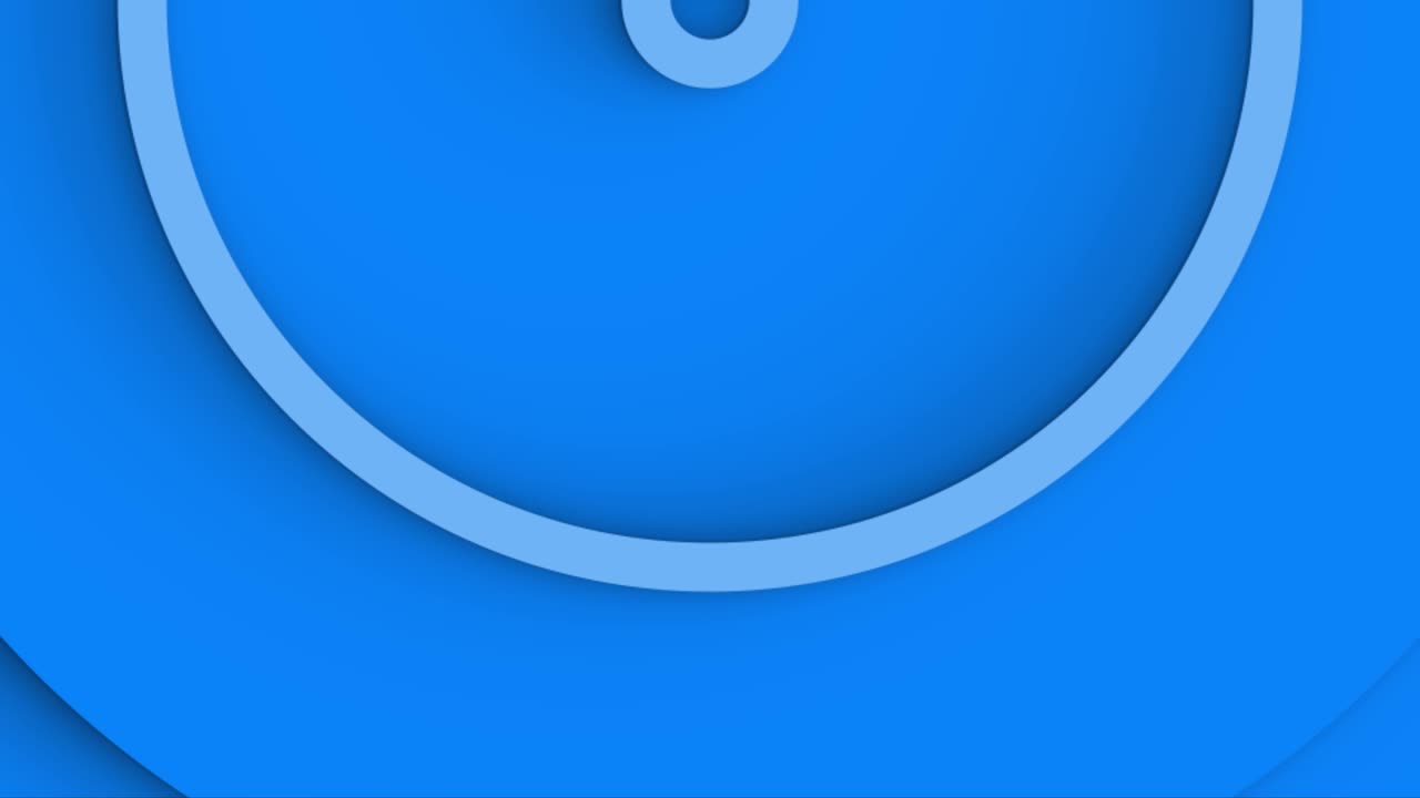 animación de fondo en bucle con círculos concéntricos azules que se mueven desde el centro