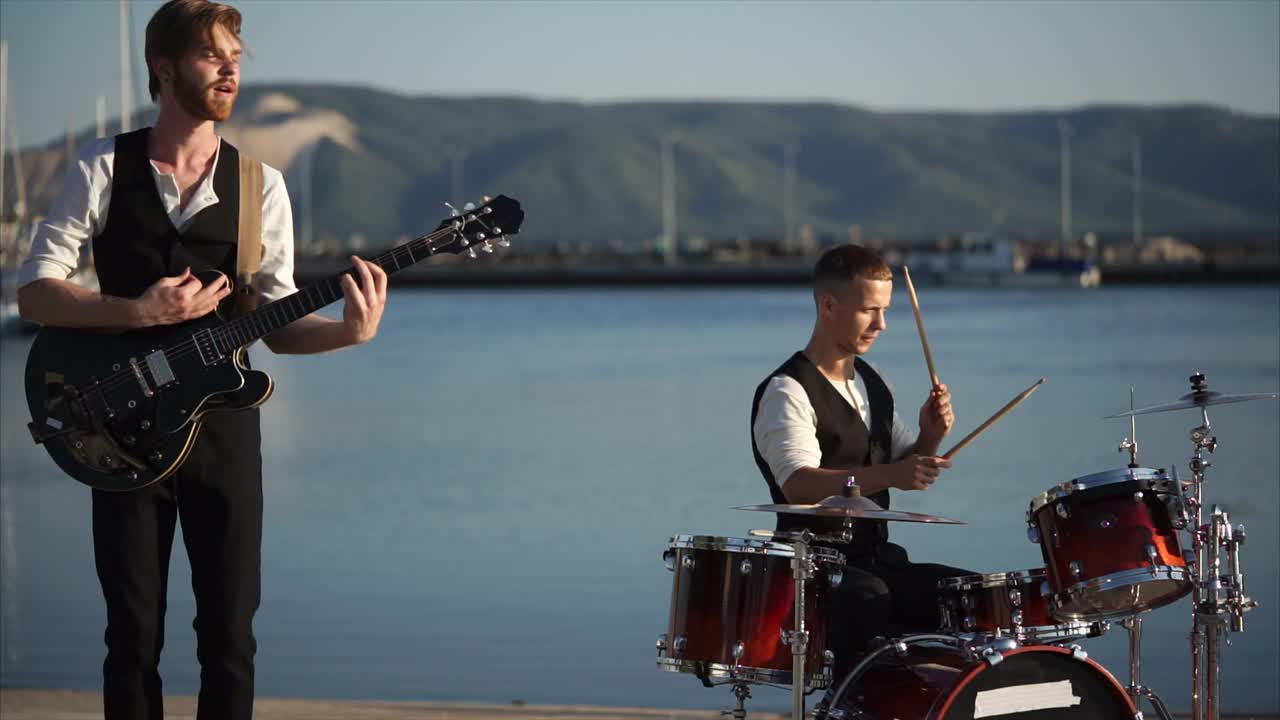 Street Musicians by the Water
