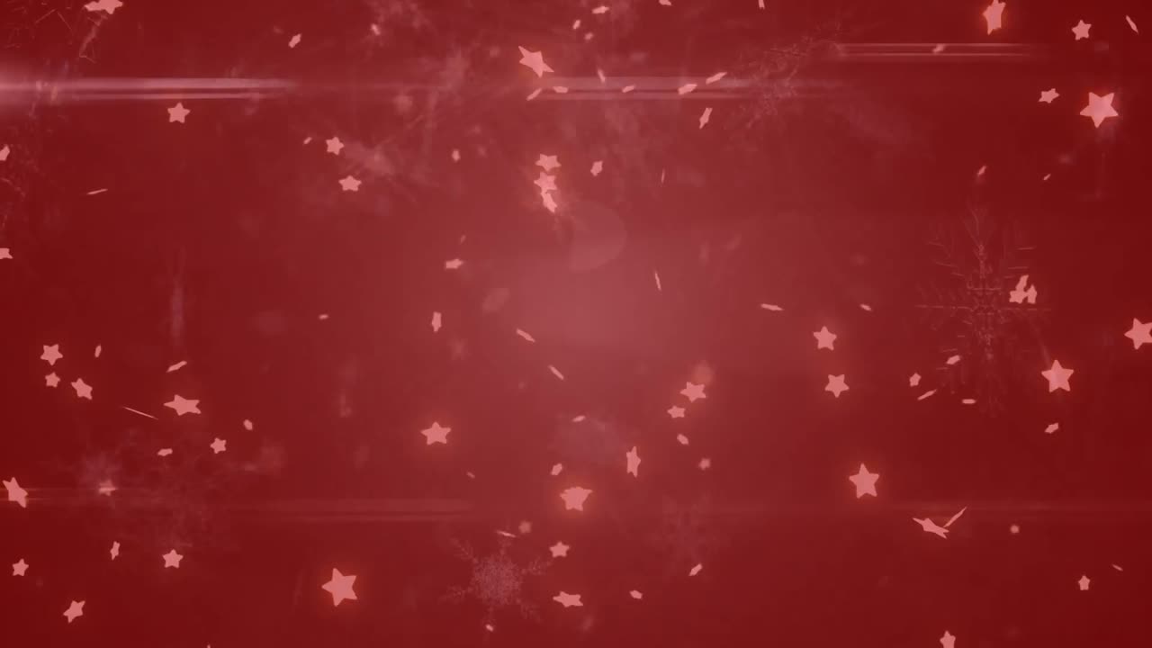 ⁇ 은 필터로 배경 위에 떨어지는 별과 눈송이의 애니메이션