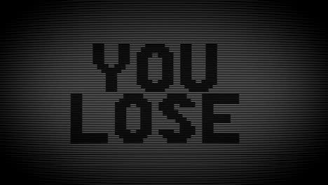 you lose video game arcade broken monitor