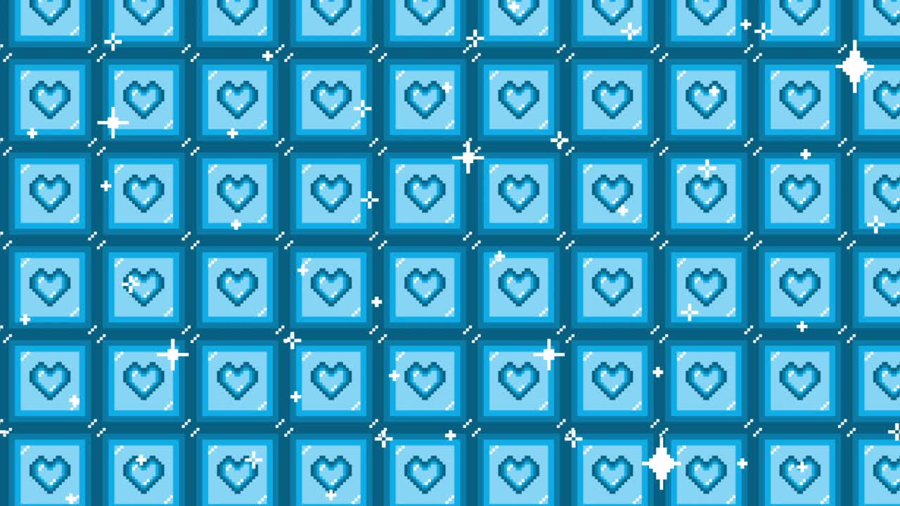 Pixel art tile heart icon Looping animated background. 1080p (2).mp4