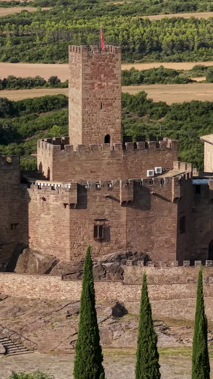 Vista di un castello storico