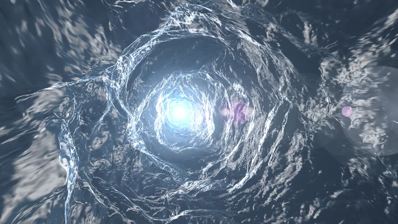 animación de bucle de ondulación de flujo de agua