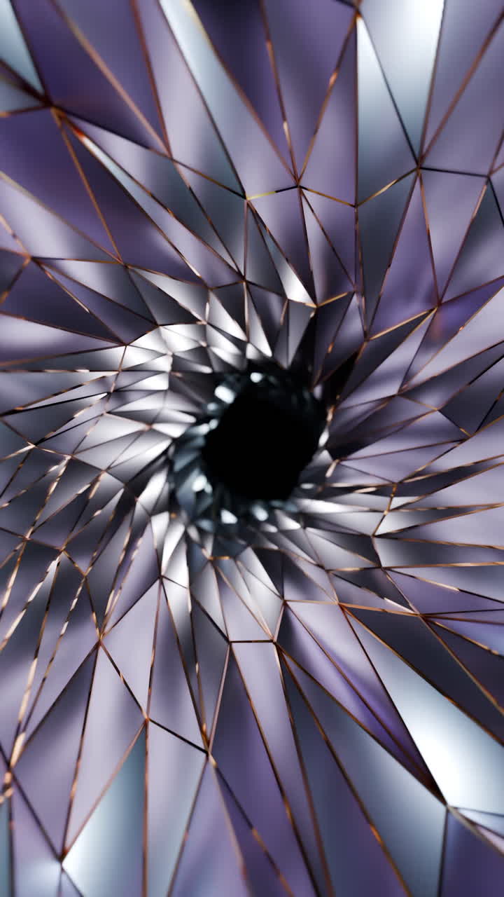 túnel geométrico abstracto