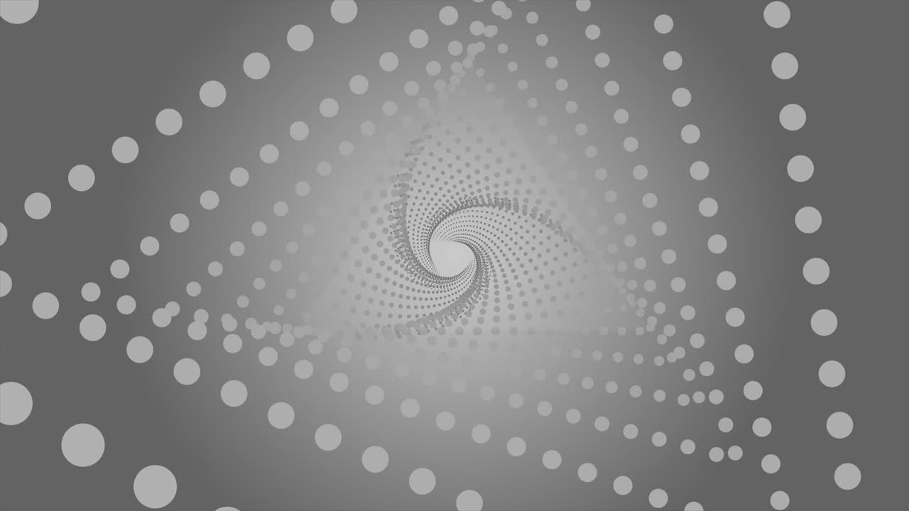 Abstract Gray Dot Spiral Background