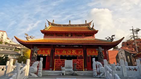 cofucius shrine in nagasaki, japan