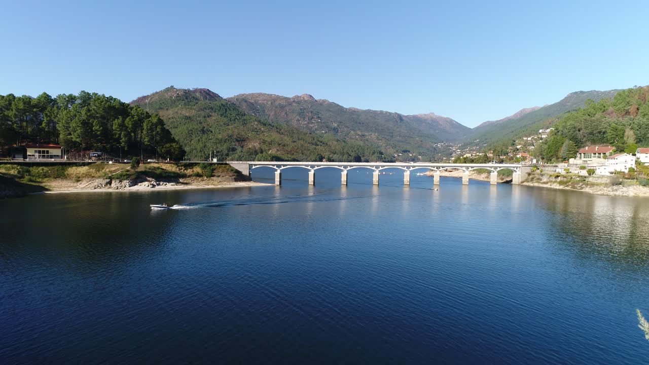 Stunning Nature Landscape from Natural Park of Ger&ecirc;s in Portugal River C&aacute;vado