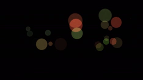 fondo de bucle sin costuras de bokeh circular con canal alfa 4k