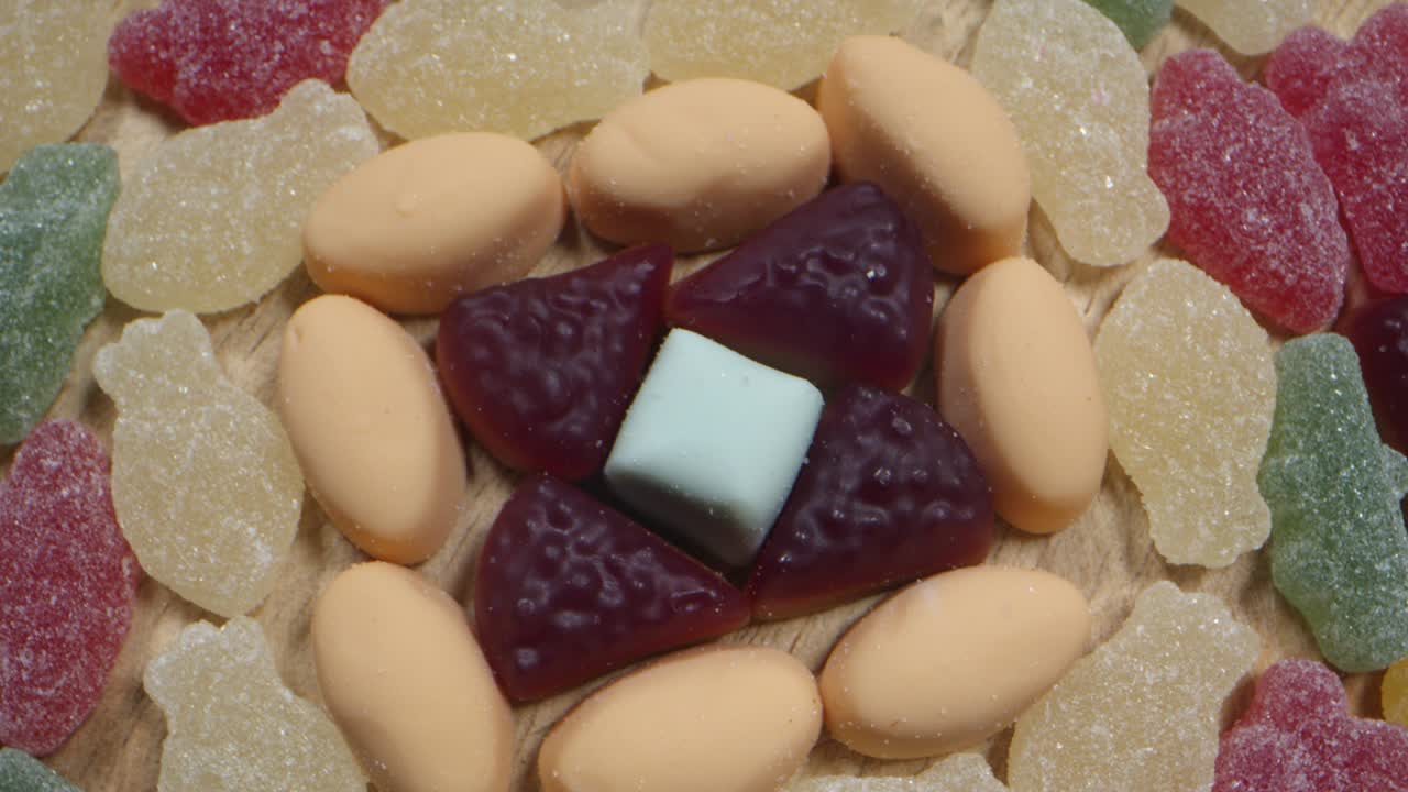 달하고 맛있는 설탕 사탕