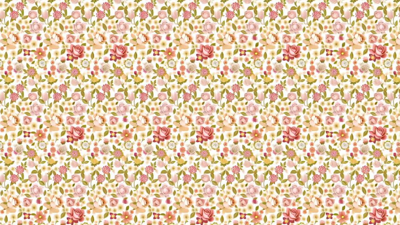 Floral pattern background with roses