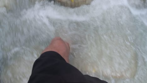 river hiking in the lengarica canyon and thermal baths of benja permet