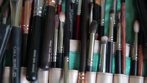 makeup brushes collection