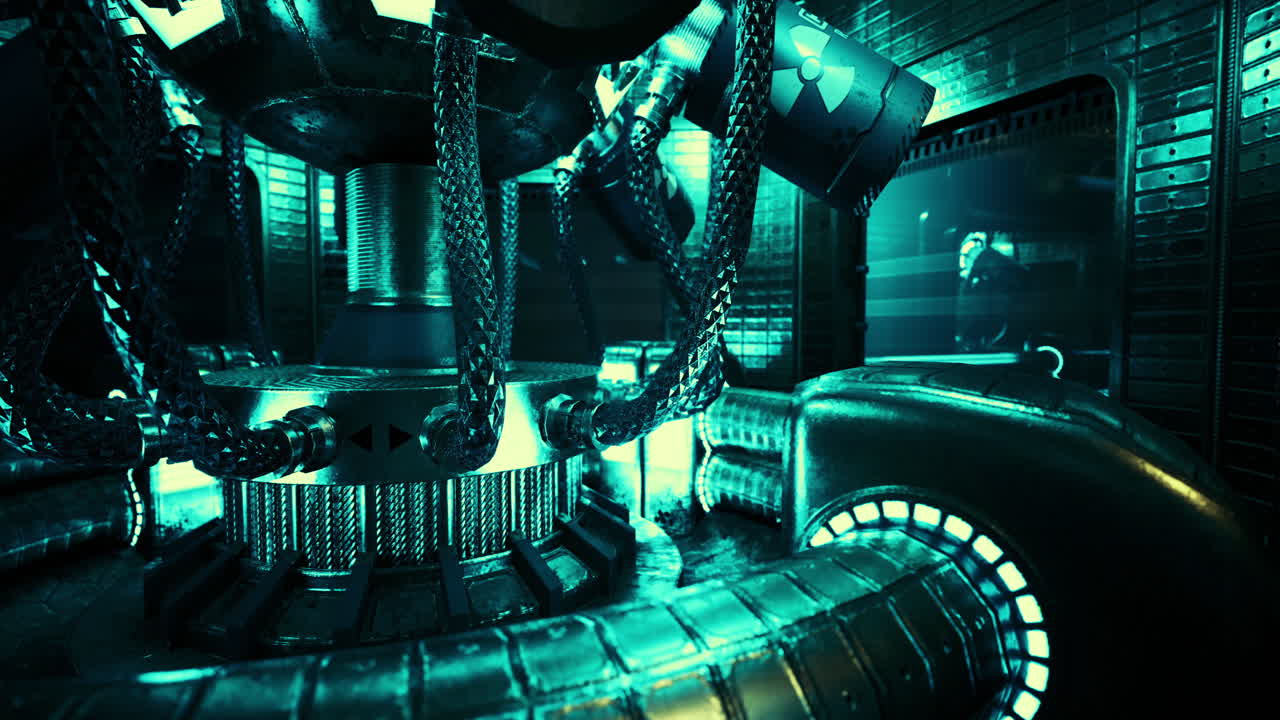 Exploring a futuristic laboratory with glowing machinery and ominous atmosphere