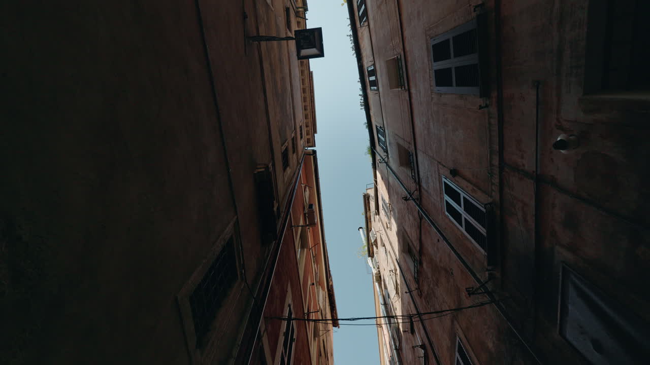 Umbrella Decorations in a City
