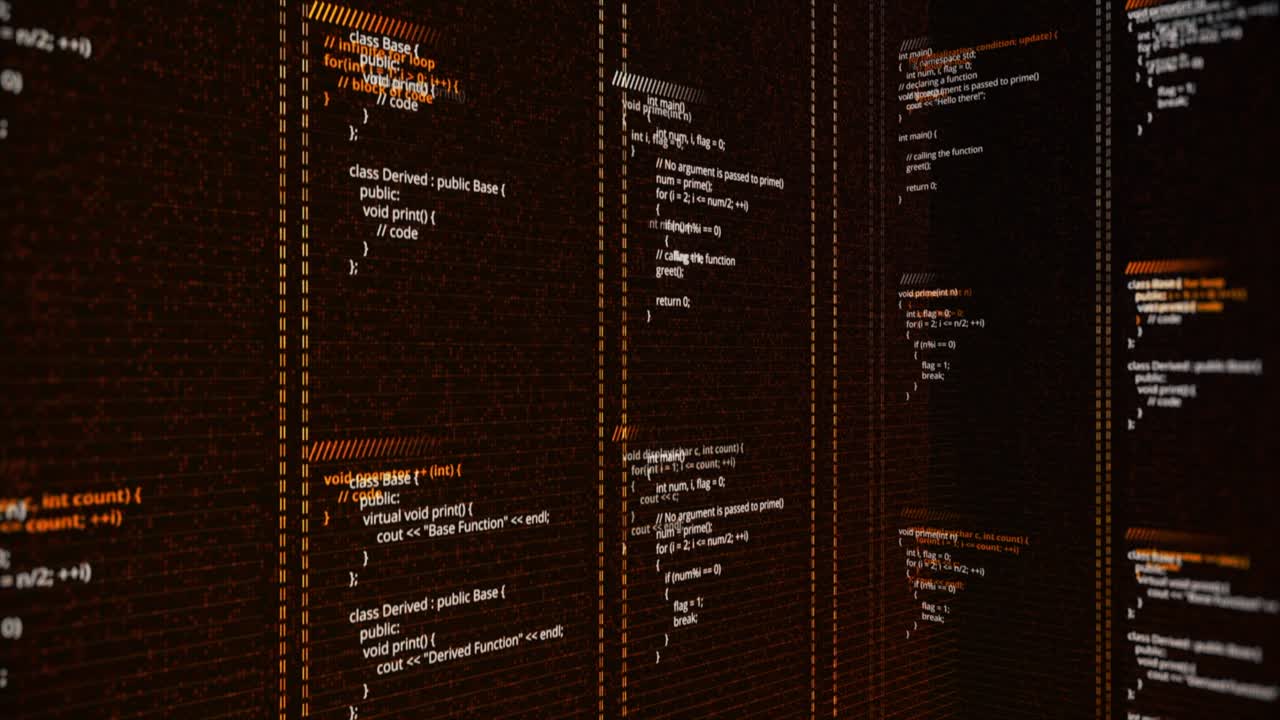 Computer Code Display