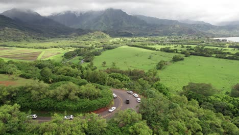 Kauai-Hawai-Paisaje-Selva-Drone-Imágenes