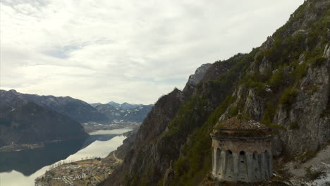 rocca d'anfo, ancient military fortification in lombardy