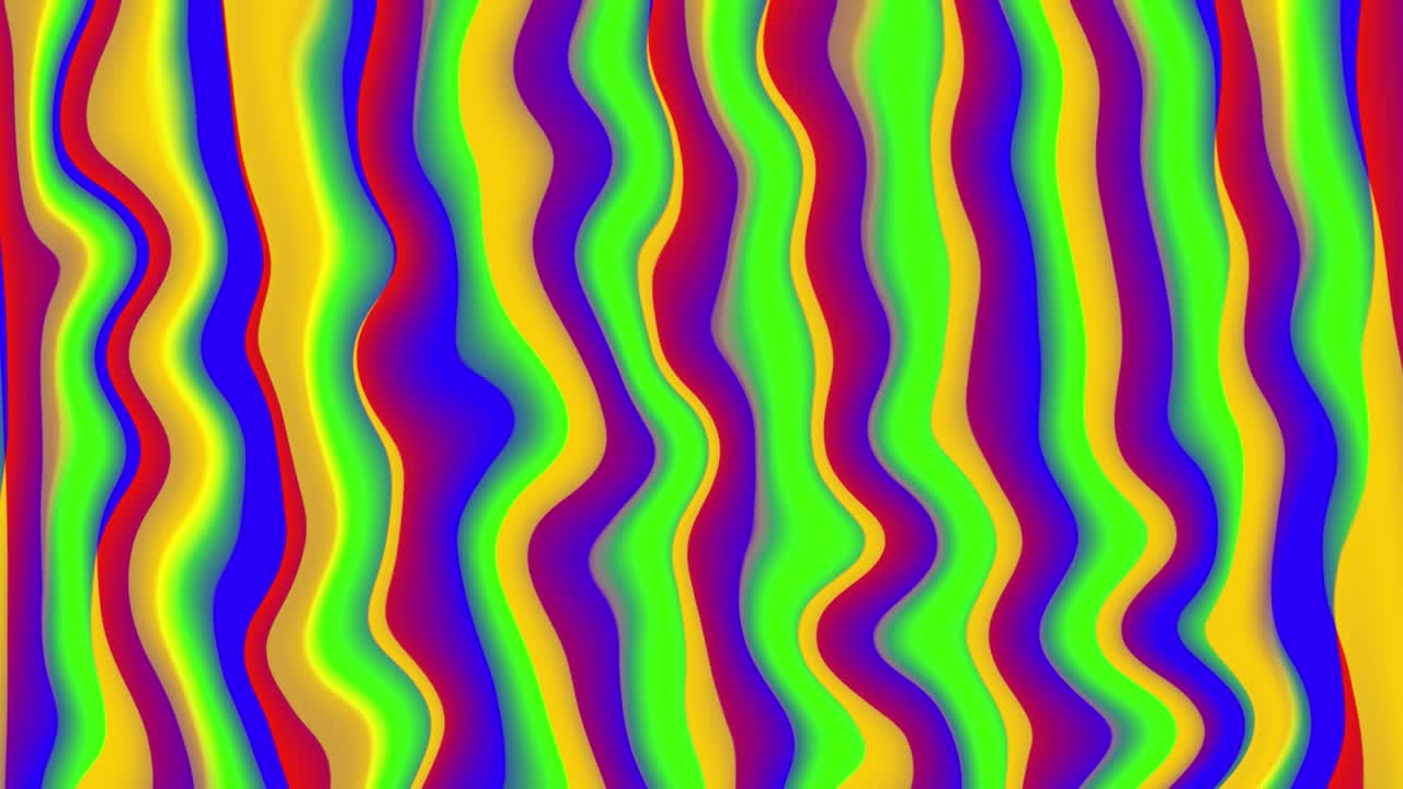 abstracto superficie de gradiente líquido brillante colorido suave animación de fondo ondulado