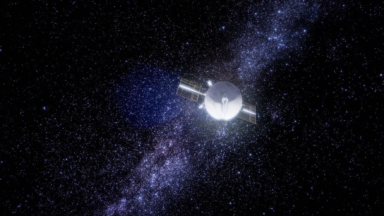 마젤란 우주선이 금성에 접근하고 있습니다.