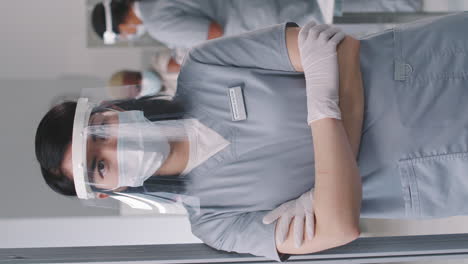 female doctor in modern hospital
