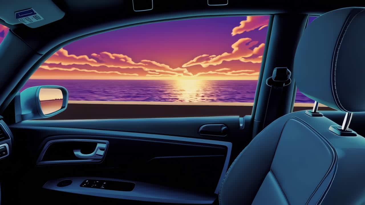 Guida al tramonto sull'oceano
