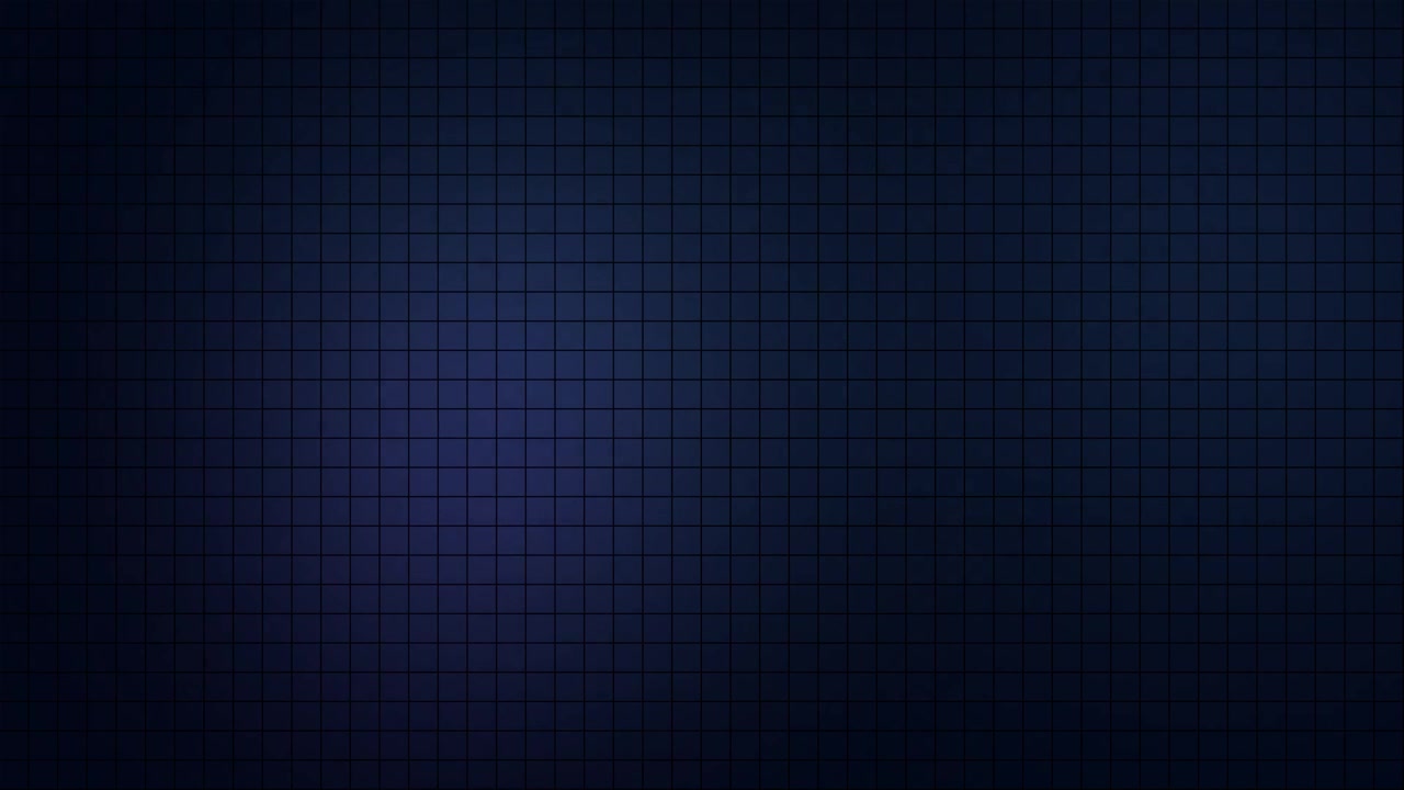 Abstract Dark Blue Grid Background with Subtle Light Movement