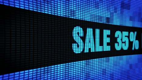 sale promotions on digital display