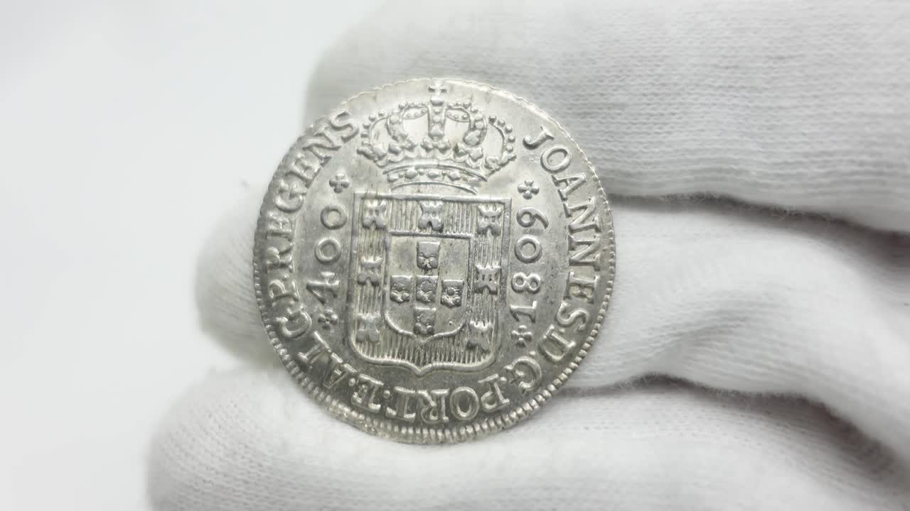 monedas antiguas. moneda de plata portuguesa 08