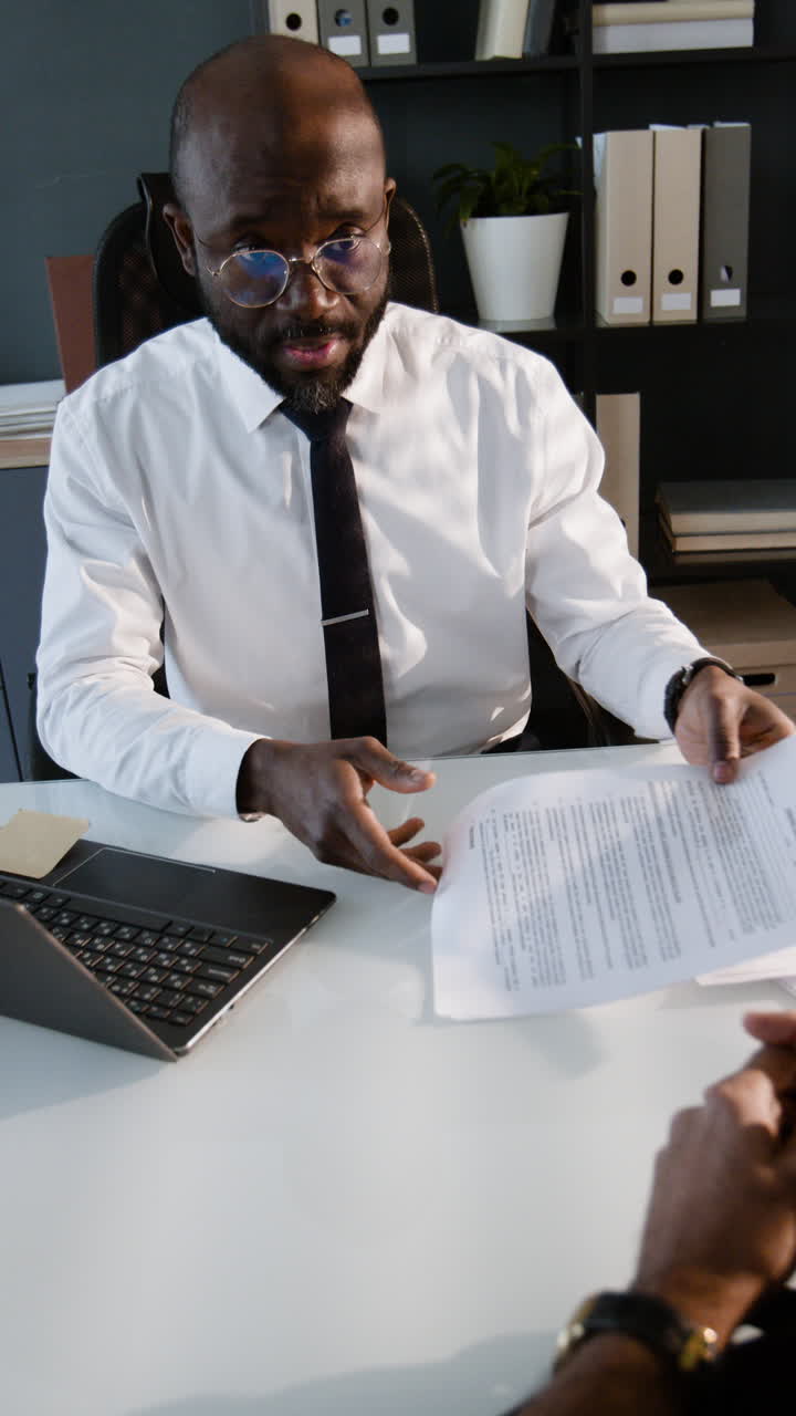 Business Meeting or Contract Signing