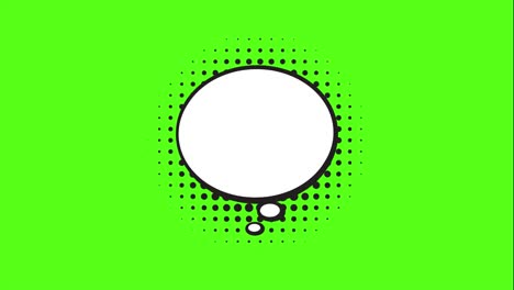 burbuja de habla en blanco con espacio para escribir, en pantalla verde. se puede utilizar para redes sociales