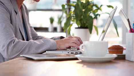 Business-people-working-on-laptop-computer-