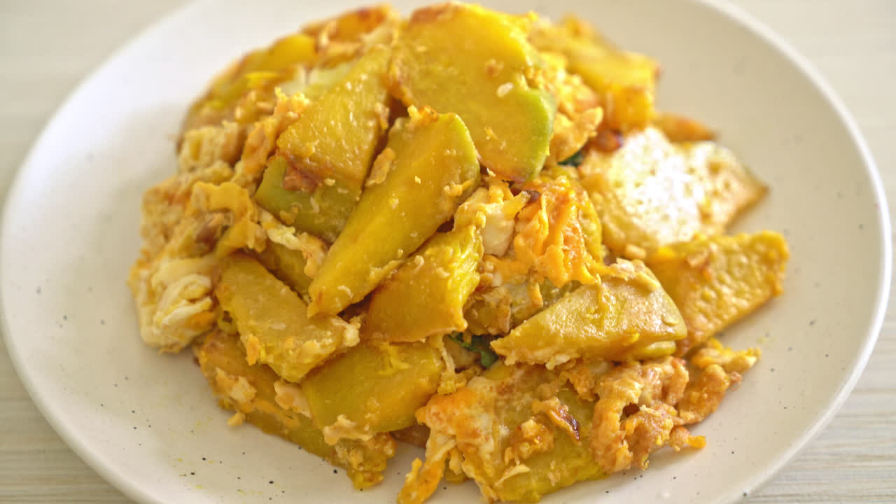Labu tumis dengan telur