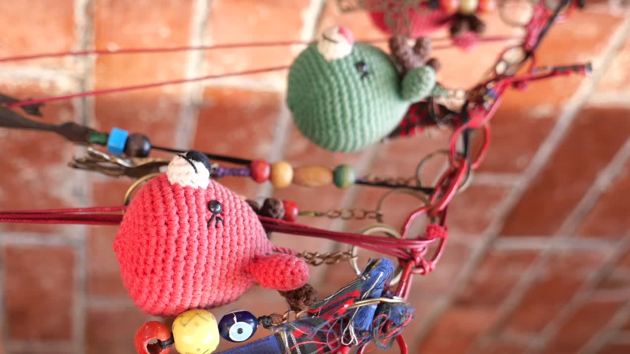 Handmade knitted ornaments