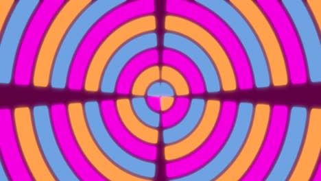 animación de formas en movimiento sobre fondo negro
