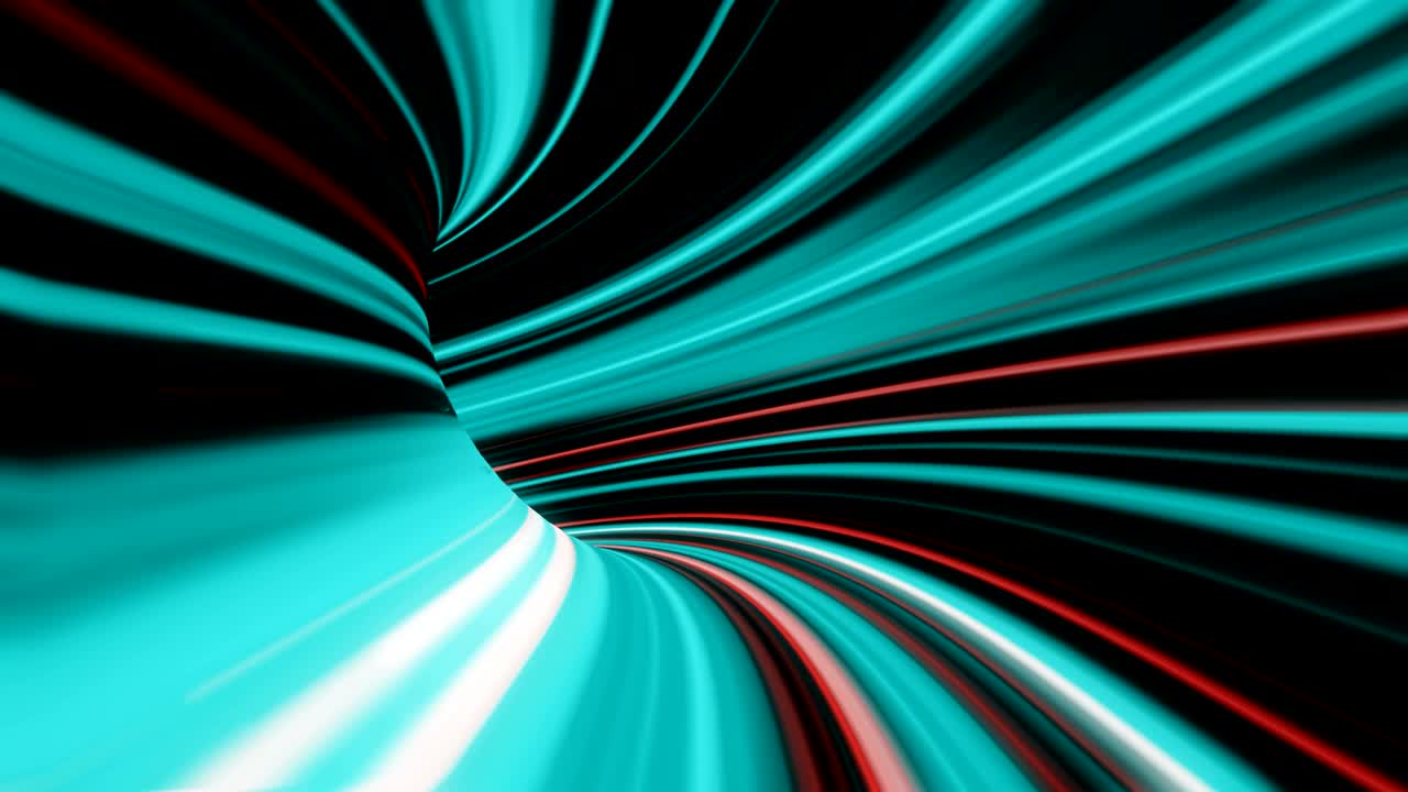 4K Abstract Warp Tunnel.